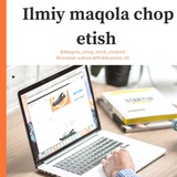 Telegram profile photo for ILMIY MAQOLA CHOP ETISH ✔