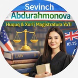 Telegram profile photo for Sevinch | Huquq & Xorij Magistratura Yo‘li