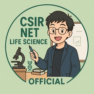 Telegram profile photo for CSIR NET JRF LIFE SCIENCES OFFICIAL & IIT JAM