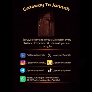 Telegram profile photo for Gateway To Jannah