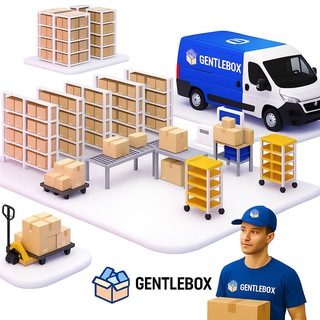 Telegram profile photo for 📦Фулфилмент в Москве GENTLEBOX