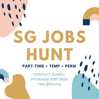 Telegram profile photo for SG JOBS HUNT 🌈