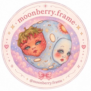 Telegram profile photo for moonberry frame~🍓