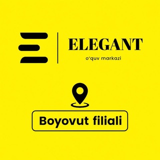 Telegram profile photo for Elegant | Boyovut_rasmiy_sahifasi