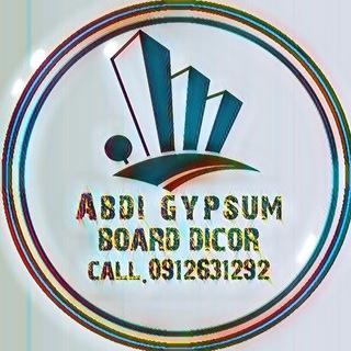 Telegram profile photo for Abdi.gypsum.board. Decor