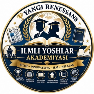 Telegram profile photo for 🏆Yangi Renessans Ilmli yoshlar Akademiyasi👨🎓👩🎓