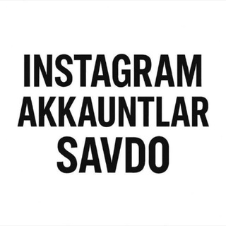 Telegram profile photo for Instagram akaunt savdo (Instagram savdo)