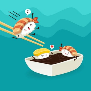 Telegram profile photo for sushi delivery 🍣