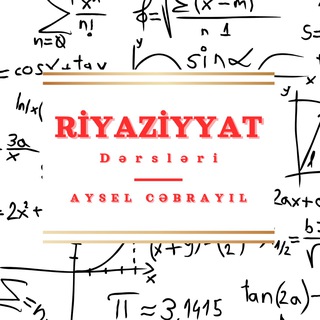 Telegram profile photo for Riyaziyyat - Aysel Cəbrayıl