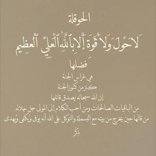 Telegram profile photo for مُنبّة الحَوقِلة.