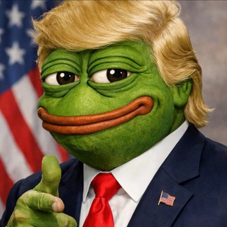 Telegram group profile photo for PepeTrump
