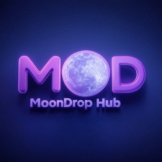Telegram profile photo for MoonDrop Hub🪂