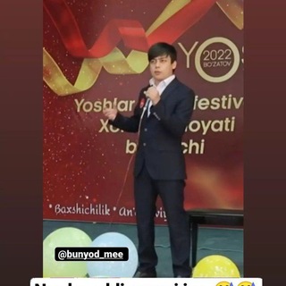 Telegram profile photo for Rasmiy BUNYODBEK RAJABOV Kanali