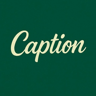 Telegram profile photo for Caption