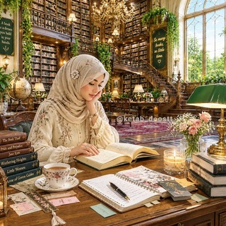 Telegram profile photo for "دخترِ کتاب دوست"