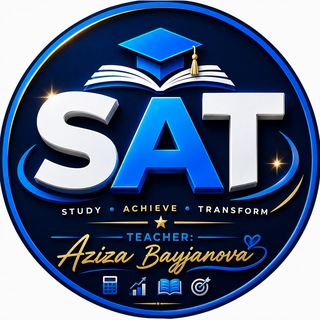 Telegram profile photo for SAT Math 1200+ | Aziza Bayjanova