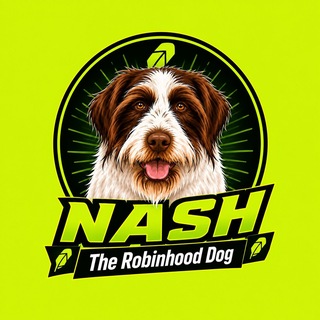 Telegram profile photo for Nash | The Robinhood Dog