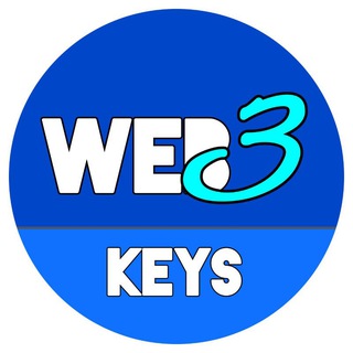 Telegram profile photo for web3keys