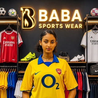 Telegram profile photo for BABA SPORTS WEAR 🎽