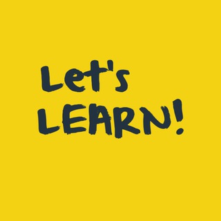 Telegram profile photo for Let’s LEARN