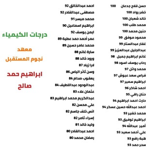 Telegram profile photo for الكيمياء الاستاذ ابراهيم
