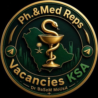 Telegram profile photo for Ph.&Med Reps Vacancies KSA