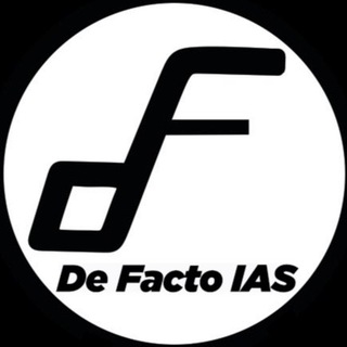 Telegram profile photo for De Facto IAS | Law Optional UPSC