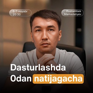 Telegram profile photo for Rustambek Dasturchi