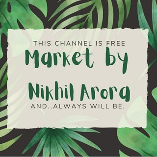 Telegram profile photo for Market by Nikhil Arora