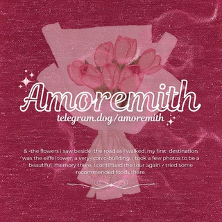 Telegram profile photo for amoremith; OPEN