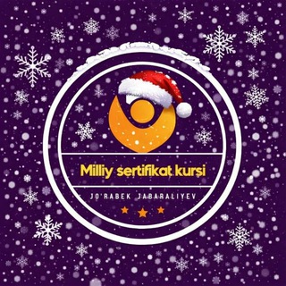 Telegram profile photo for MILLIY SERTIFIKAT || Jo'rabek Jabaraliyev