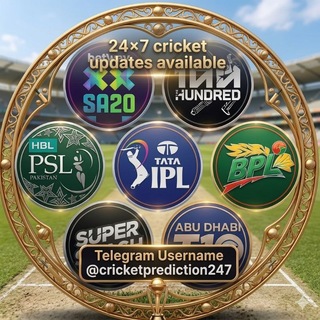Telegram profile photo for Cricket Prediction™