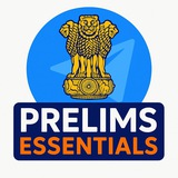 Telegram profile photo for Prelims Essentials