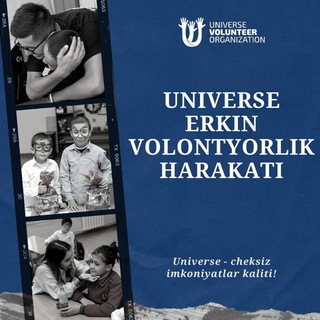 Telegram profile photo for "Universe" erkin volontyorlik harakati