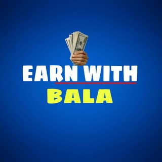 Telegram profile photo for Earn With Bala πΈ
