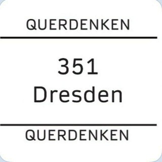 Telegram group profile photo for QUERDENKEN (351 - DRESDEN) - Bilder und Videos von Demos in Dresden