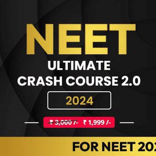 Telegram profile photo for Neet Crash Course 2.0 2024