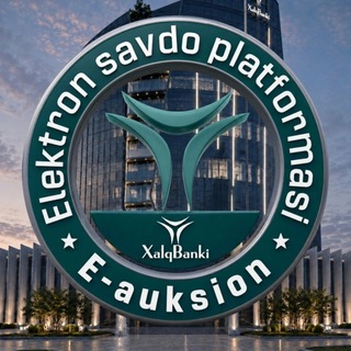 Telegram profile photo for Xalq Banki | E-Auksion