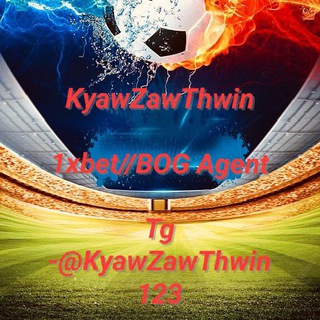 Telegram profile photo for KyawZawwThwin 1xbet & Bog Agent Slip