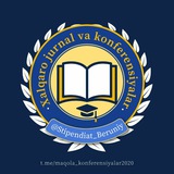 Telegram profile photo for Xalqaro jurnal va konferensiyalar2021
