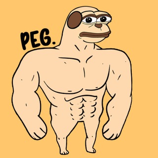 Telegram profile photo for $PEG - Peg The Pug Entry