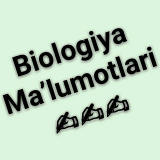 Telegram profile photo for Biologiya maʼlumotlari