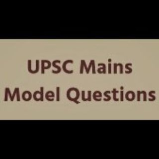 Telegram profile photo for UPSC CSE Mains Mock Q&A๐ฎ๐ณ