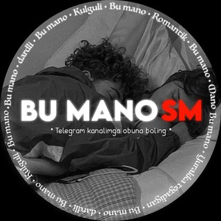 Telegram profile photo for Bu Mano | Manoli statuslar