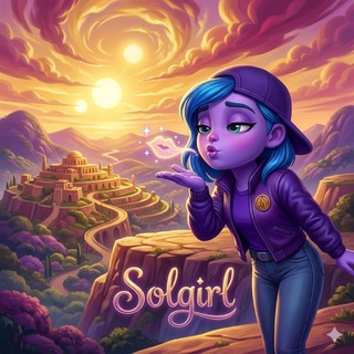 Telegram group profile photo for The Official Solgirl Community 💜