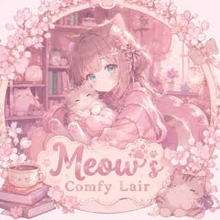 Telegram group profile photo for Meow's Comfy Lair