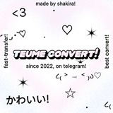 Telegram profile photo for Convert by Shakira.