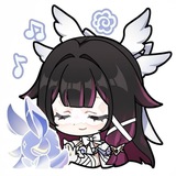 Telegram profile photo for Columbina. ♥️