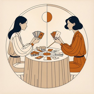 Telegram group profile photo for ТАРОЛОГИНИ • Общение эзотериков🧚♀️