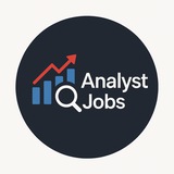 Telegram profile photo for Analyst Jobs
